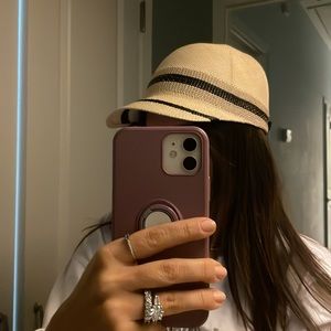 RAG AND BONE straw baseball cap